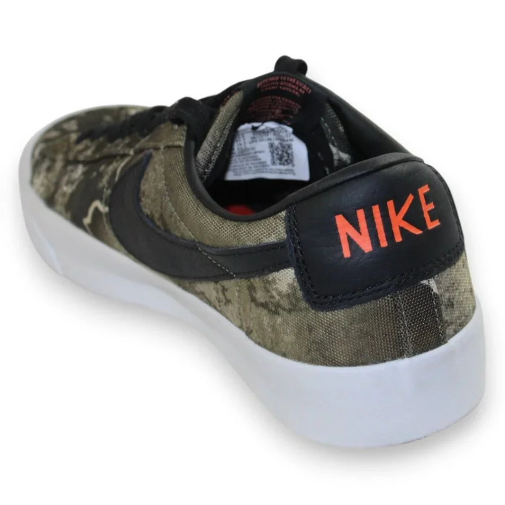 Nike Blazer Pro GT Premium SB Low Olive RealTree Canvas Lace-Up Sneakers